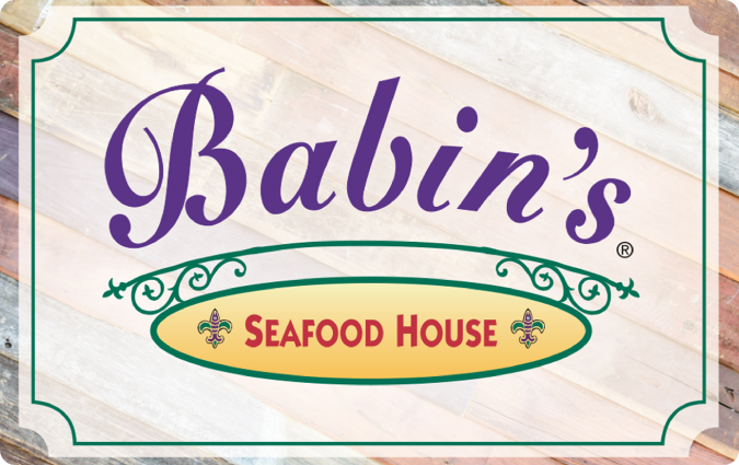 Discount Babin’s Seafood House Gift Card