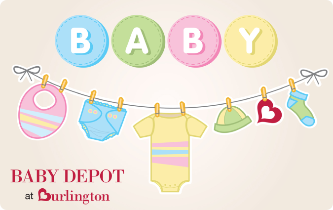 Discount Baby Depot at Burlington Gift Card