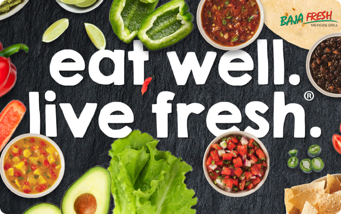 Discount Baja Fresh Gift Card