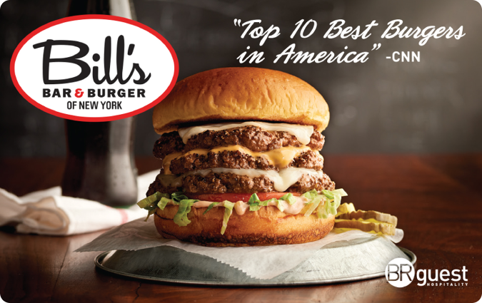 Discount Bill's Bar & Burger Gift Card