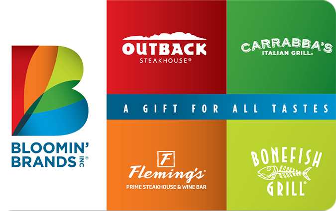 Discount Bloomin Brands Gift Card