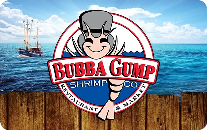 Discount Bubba Gump Restaurant Gift Card
