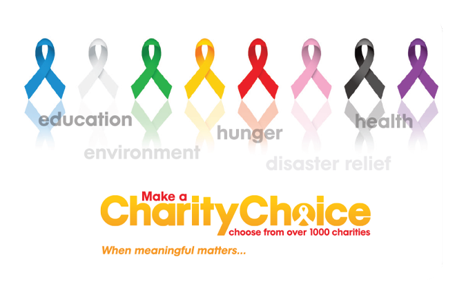 Discount Charity Choice Gift Card
