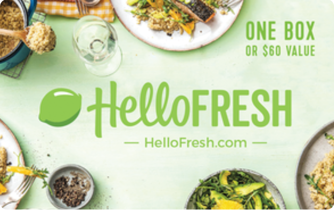 Discount Hello Fresh Gift Card