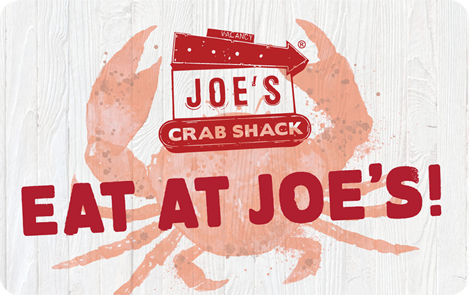 Discount Joe's Crab Shack Gift Card