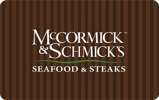 Discount McCormick & Schmick’s Restaurant Gift Card