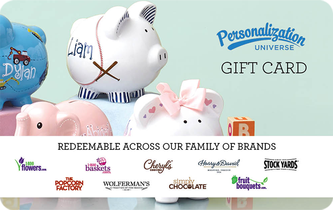 Discount Personalization Universe Gift Card