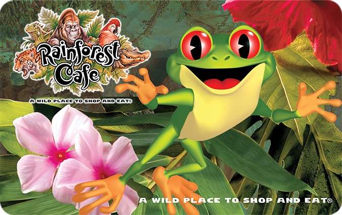 Discount Rainforest Cafe Restaurant Gift Card