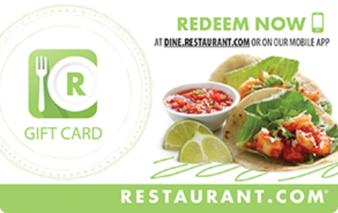 Discount Restaurant.com Gift Card