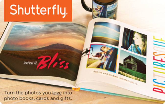 Discount Shutterfly Gift Card