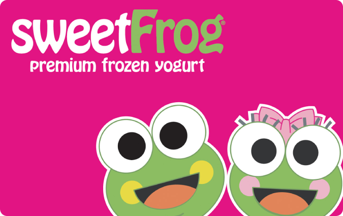 Discount sweetFrog Gift Card