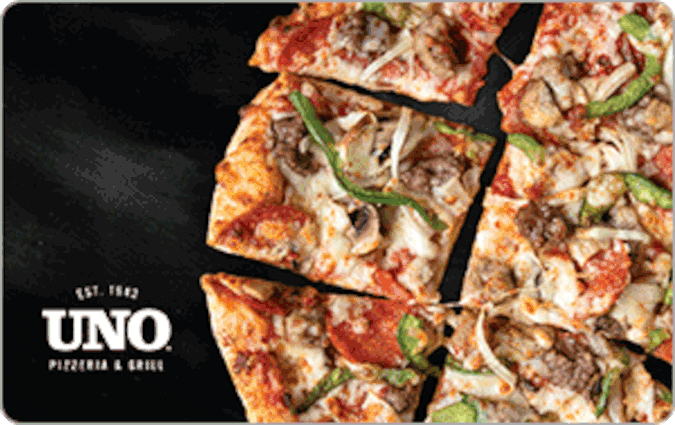 Discount Uno's Pizzeria & Grill Gift Card